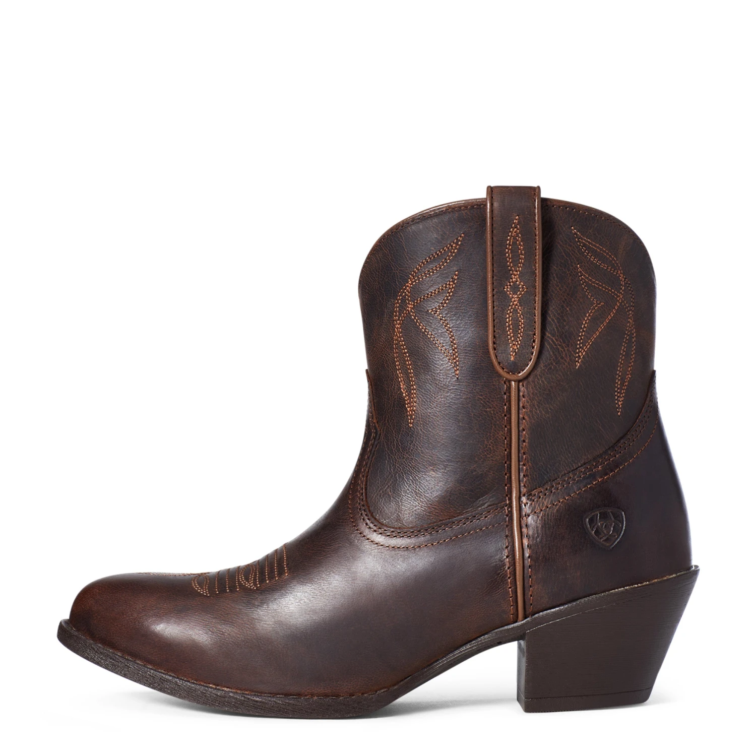 Ariat Ladies Darlin Sassy Brown Booties 10035994 - Image 4