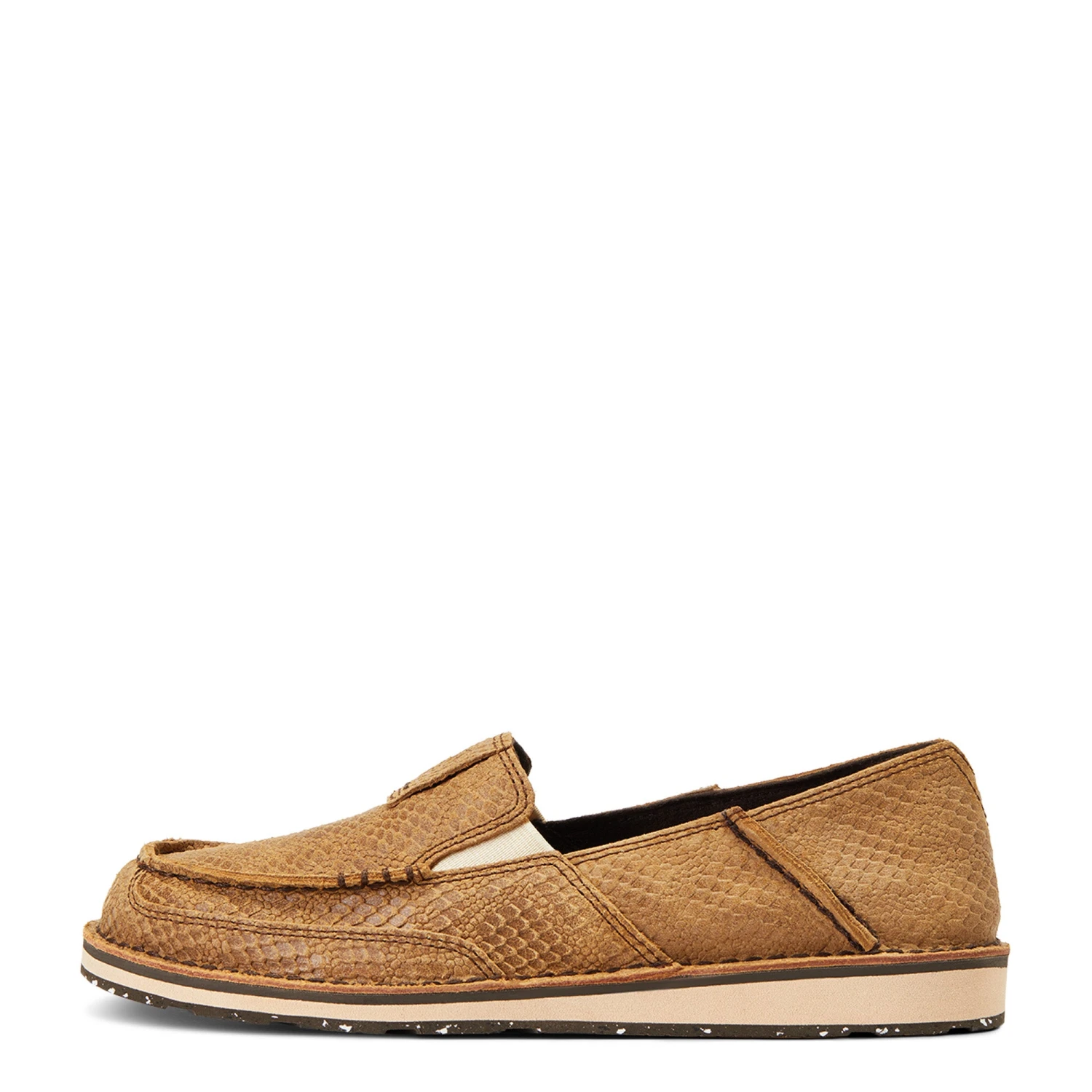 AriatĀ® Ladies Cruiser Naturally Brown Snake Print Shoes 10040354 - Image 3