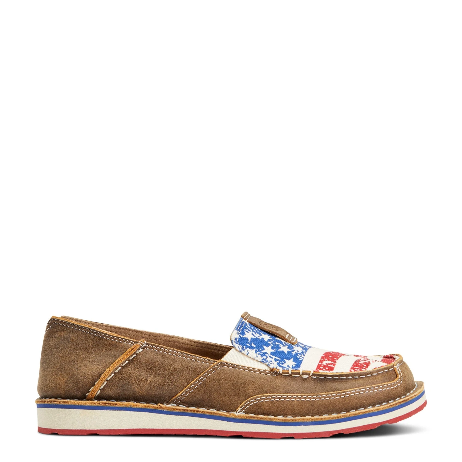 Ariat® Ladies Brown & Distressed Flag Cruiser Shoes 10040359 - Image 3