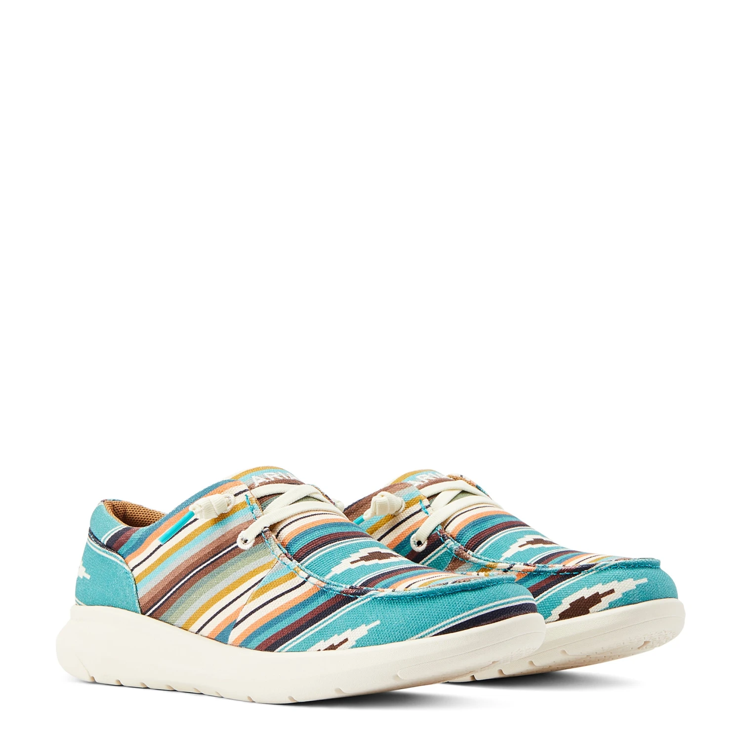 AriatĀ® Ladies Hilo Turquoise Serape Print Slip On Shoes 10044590 - Image 5