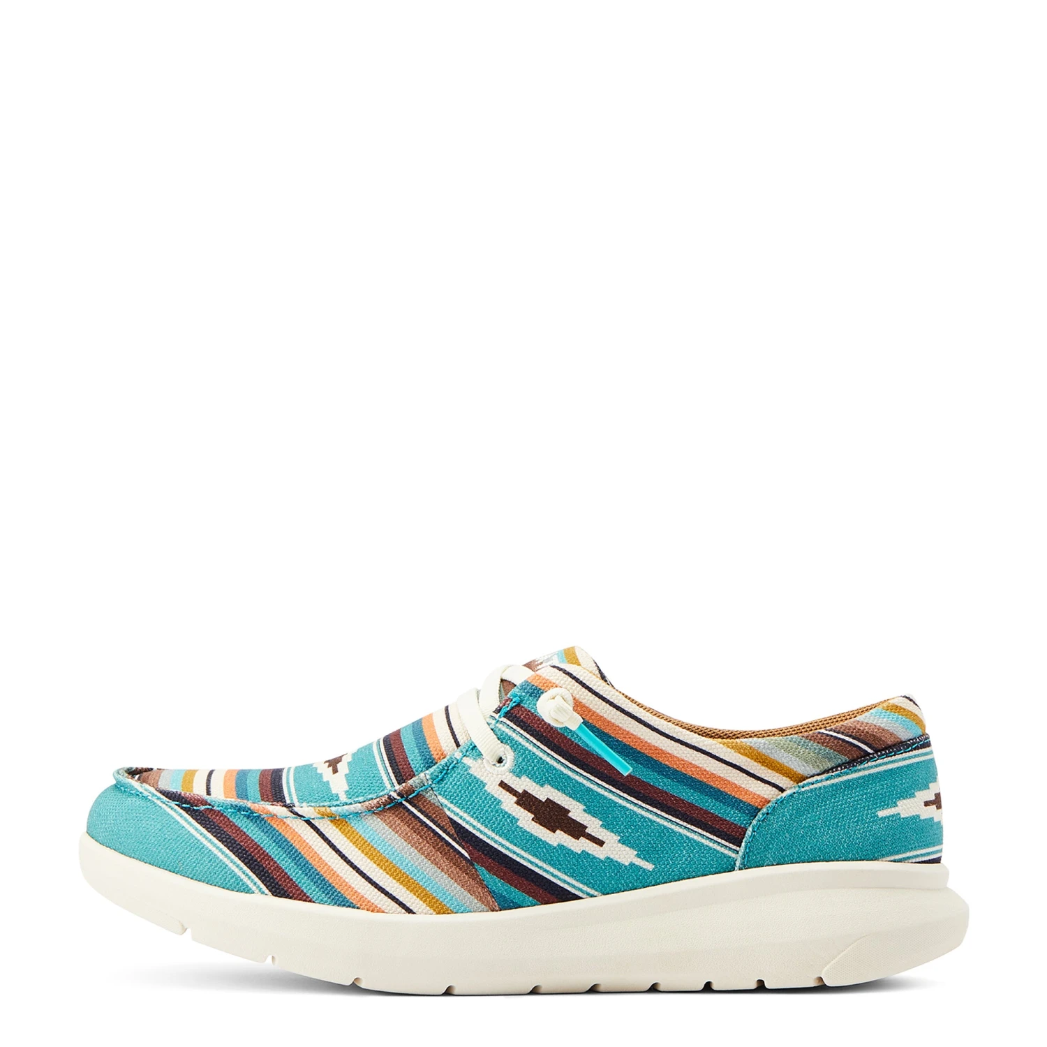 AriatĀ® Ladies Hilo Turquoise Serape Print Slip On Shoes 10044590 - Image 4