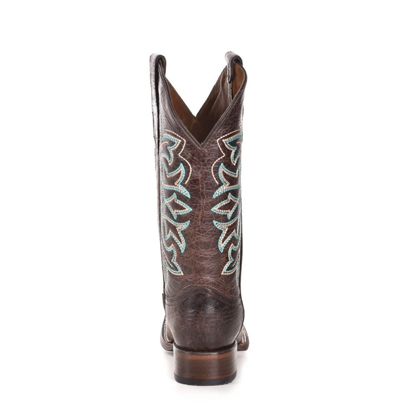 Circle G By Corral Ladies Embroidered Brown & Turquoise Western Boots L5640 - Image 3